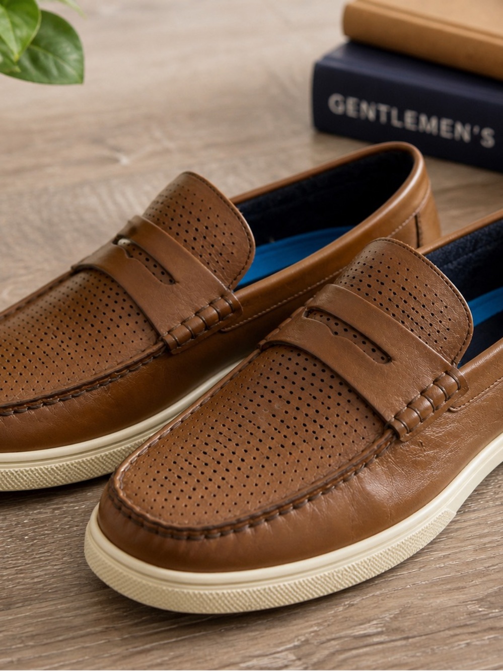 Dockers Mens 13 Brown Slip On Loafers Casual Comfort Lightweight Shoes